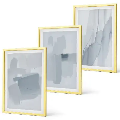 Abstract watercolor wall art set 