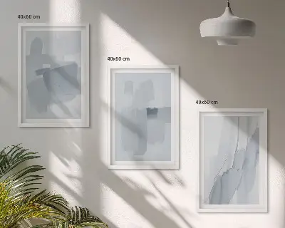 Abstract watercolor wall art set 