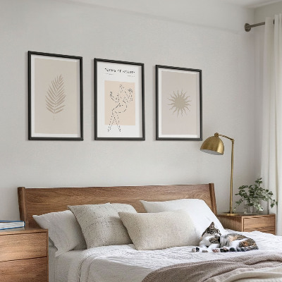 Wall art set A collection of minimalist forms