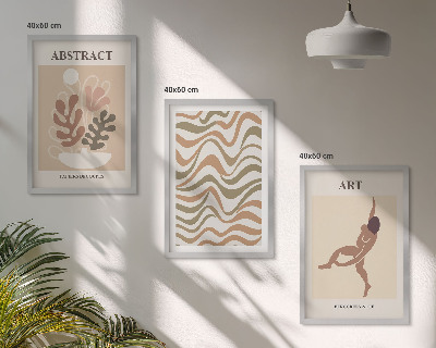 Wall art set Matisse boho abstract patterns
