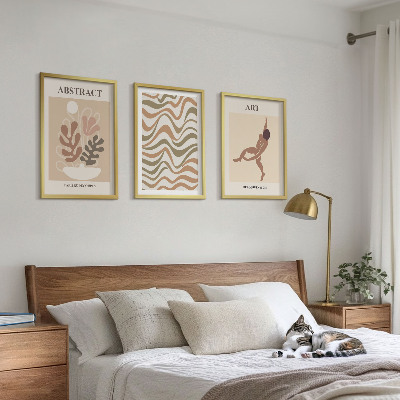 Wall art set Matisse boho abstract patterns