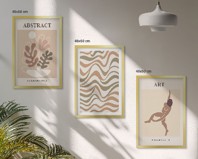 Wall art set Matisse boho abstract patterns