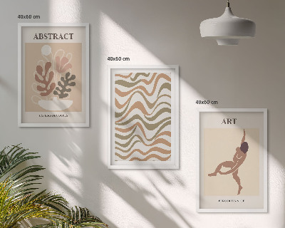 Wall art set Matisse boho abstract patterns