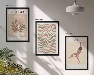 Wall art set Matisse boho abstract patterns