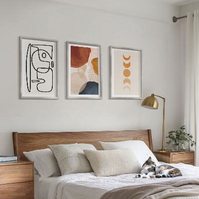 Wall art set Abstract color decorations