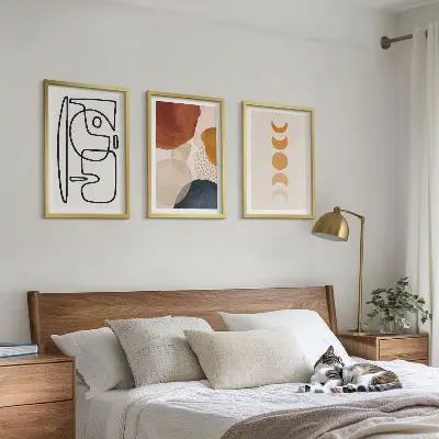 Abstract Wall Art Set with colorful decorative designs