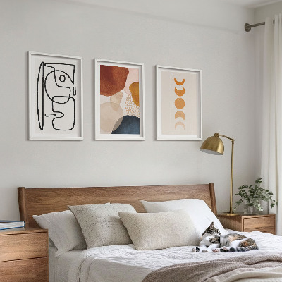 Wall art set Abstract color decorations