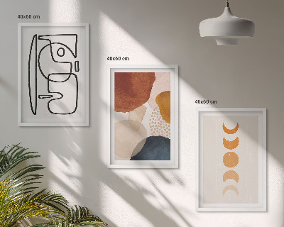 Wall art set Abstract color decorations