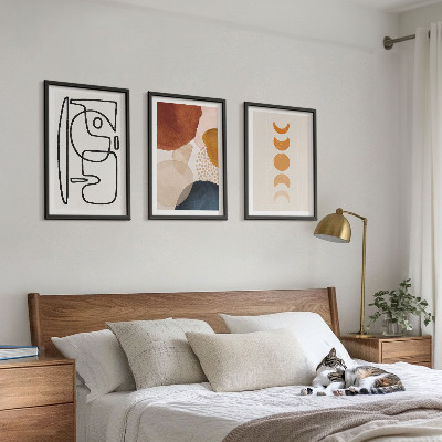 Wall art set Abstract color decorations