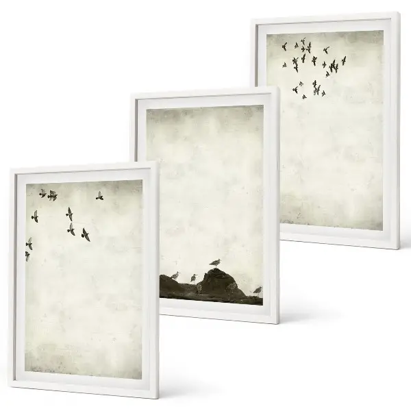 Flying Birds Minimalism wall art set