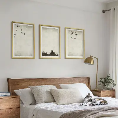 Flying Birds Minimalism wall art set
