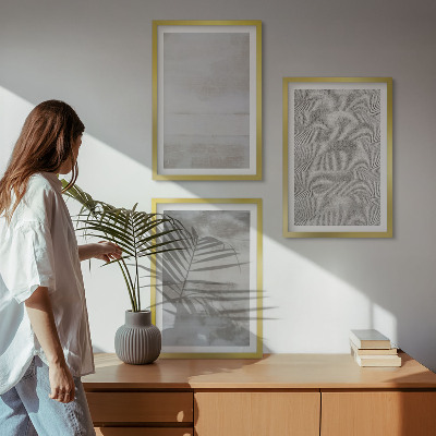 Wall art set Modern minimalist textures