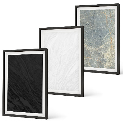 Wall art set The colors of elegant stone structures