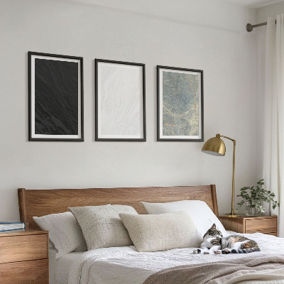 Wall art set The colors of elegant stone structures
