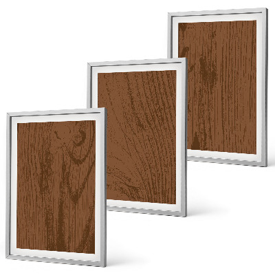 Three-piece wall art piece Wood texture bark minimalism