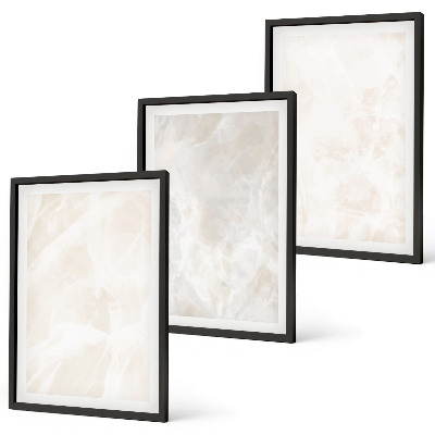 Wall art set The structure of elegant marble