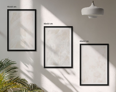 Wall art set The structure of elegant marble