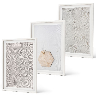 Wall art set Light boho sand textures