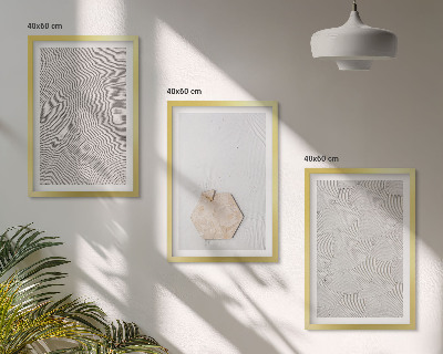 Wall art set Light boho sand textures