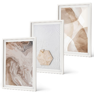 Wall art set Designer abstraction of nature