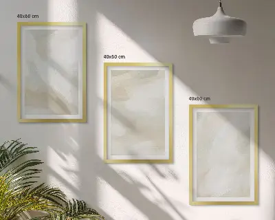 Wall art set minimalist paint texture
