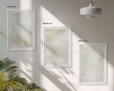 Wall art set minimalist paint texture