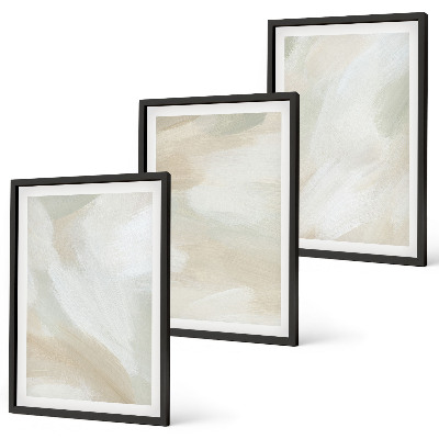 Wall art set Paint texture minimalism