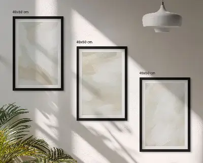 Wall art set minimalist paint texture