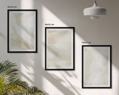 Wall art set Paint texture minimalism