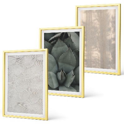 Wall art set Summer tropical textures