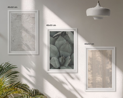 Wall art set Summer tropical textures