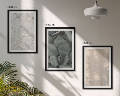 Wall art set Summer tropical textures