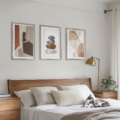 Three-piece wall art piece Modern abstract painting