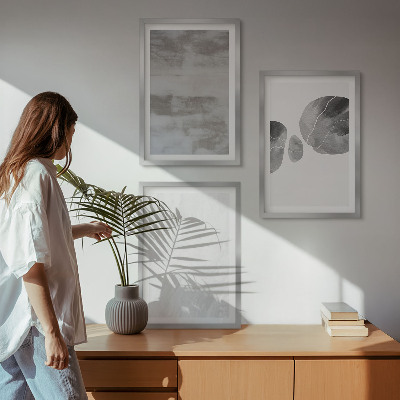 Wall art set Abstract modern structures