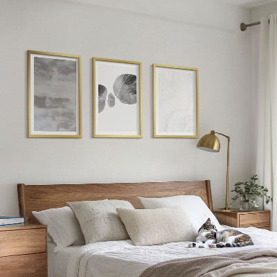 Wall art set Abstract modern structures