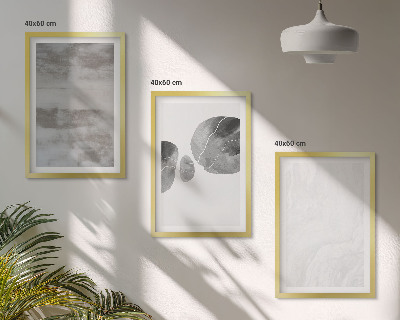 Wall art set Abstract modern structures