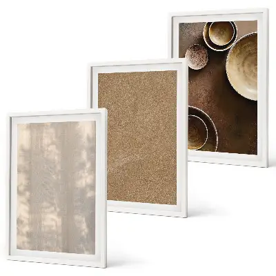 Minimalist texture structures set of 3 framed wall art pieces