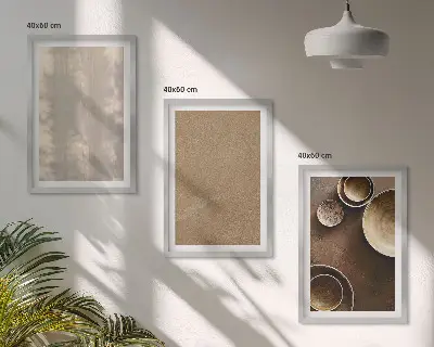 Minimalist texture structures set of 3 framed wall art pieces