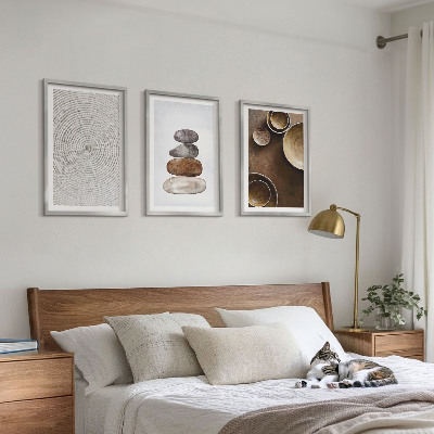 Wall art set Textures in modern art