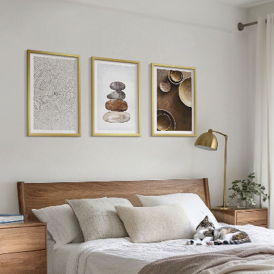 Wall art set Textures in modern art