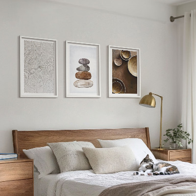 Wall art set Textures in modern art