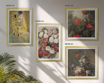Gustav Klimt Tree of Life wall art set of 4 canvas prints