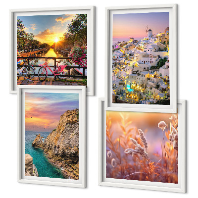 Wall art set Seaside sunsets