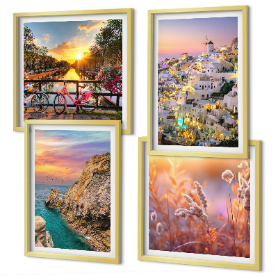 Wall art set Seaside sunsets