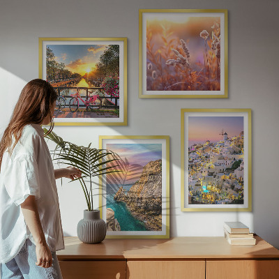 Wall art set Seaside sunsets