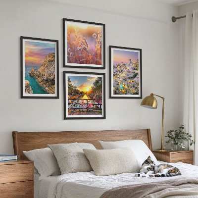 Wall art set Seaside sunsets