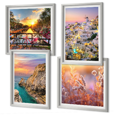 Wall art set Seaside sunsets
