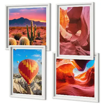 Desert Gorges Landscape Wall Art Set landscape wall art set