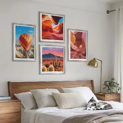 Desert Gorges Landscape Wall Art Set landscape wall art set