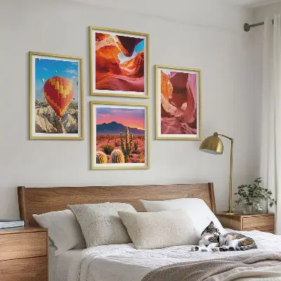 Desert Gorges Landscape Wall Art Set landscape wall art set
